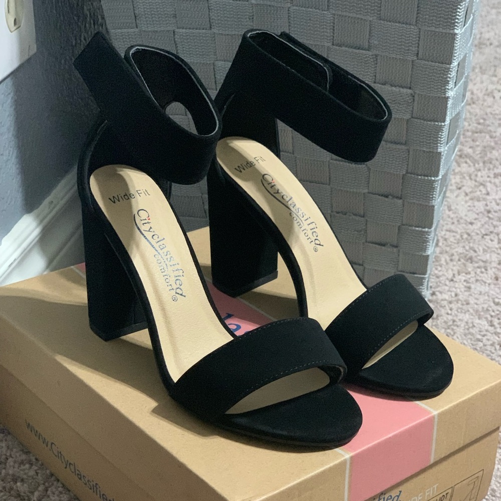 Black heels